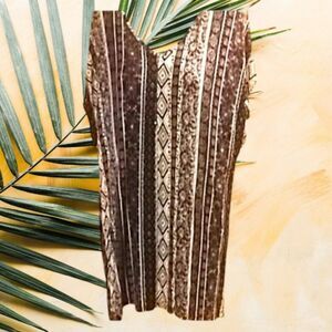 New with Tags Poetry Tribal Blouse Size large